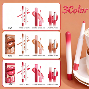 Lápiz Labial Líquido Vegano Brillante, Esmalte Labial Mate Aterciopelado, Set de Regalo Cosmético de Lujo para Maquillaje Diario - Product Image 3