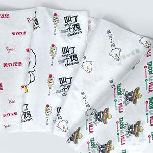 Papel Kraft Antigrasa de 45 g/m², de una Sola Cara, de Grado Alimenticio, para Imprimir Logotipos, para Envolver Sándwiches, Hamburguesas, Pasteles, Pan, Dulces, Galletas - Product Image 1