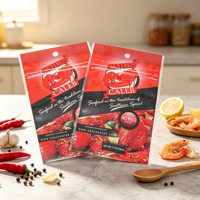Offre Spéciale – Pochette d'emballage personnalisée en plastique imprimé et laminé pour épices (Masala, Piment, Curcuma, Curry) – Direct Usine