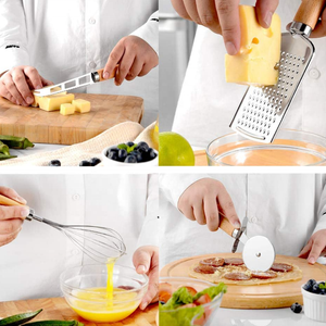 Gadget de <span class=keywords><strong>cuisine</strong></span> intelligent Accessoires Ouvre-boîte Éplucheur <span class=keywords><strong>Fouet</strong></span> Coupe-pizza Râpe en vrac Or rose Ustensiles de <span class=keywords><strong>cuisine</strong></span> - Product Image 5