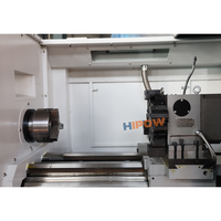 Tour à commande numérique CNC à lit plat horizontal en métal CK6140, moyenne capacité, à un seul mandrin