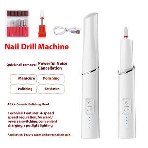 Outil de <span class=keywords><strong>manucure</strong></span> portable rechargeable par USB, meuleuse et polisseuse électrique avec moteur sans balai, élimine les peaux mortes et polit les ongles - Product Image 5