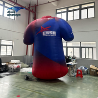 Éclairage LED personnalisé Blow-Up T-Shirt Ballon Colonne Jouets Cartoon Style Gonflable Bouteille de Vin pour la Publicité Gonflables