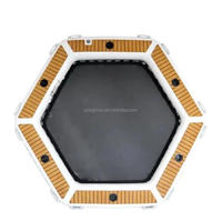 Green Raftfloating Pontoon Dock Dock Flotteurs Gonflable Cabana Flotteur Dock Plate-forme