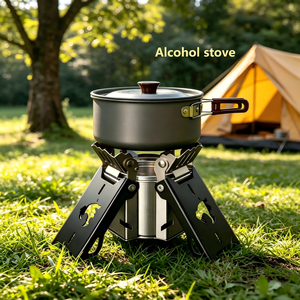 <span class=keywords><strong>Estufa</strong></span> de Etanol Portátil Plegable para Exteriores, sin Humo, Mini <span class=keywords><strong>Estufa</strong></span> de Alcohol para Camping - Product Image 1