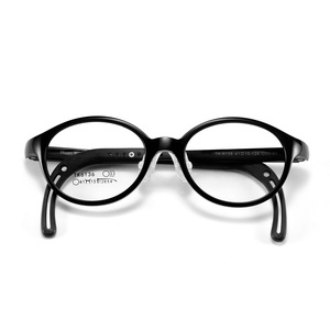 Nuevas gafas para niños Tr, montura ovalada completa, patillas ajustables, lentes acrílicas, origen Danyang Tk6136 - Product Image 3