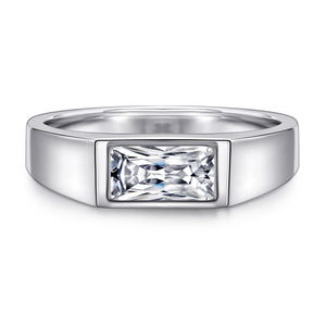 <span class=keywords><strong>Tong</strong></span> Lin nouvelle mode bague en diamant S925 en argent Sterling avec Zircon pour hommes et femmes fabricant direct pour l'Europe US pour <span class=keywords><strong>Amazon</strong></span> - Product Image 6