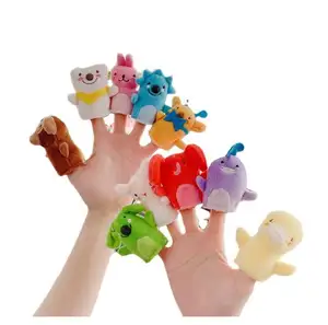 Creative finger doll plush toy parents storytelling props doll