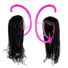 Tête de mannequin en plastique PVC pour cintre de présentation de perruque réglable pour filles avec fonctionnalités réglables et capacité de stockage - Product Image 1