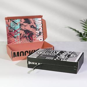 Custom <strong>Corrugated</strong> Cardboard Paper Folding Mailing <strong>Packaging</strong> Tear Strip Printed Self Sealing Mailer Shipping Gift <strong>Box</strong> With Logo - Product Image 2