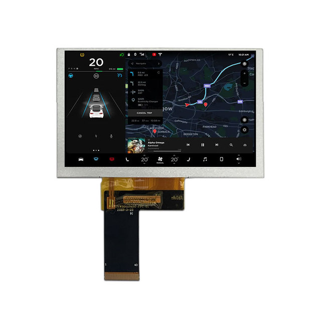 5 Inch TFT LCD Display 800x480 TTL High Brightness 1500nits LCD Panel