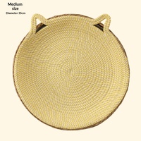 Lit-griffoir intégré pour chat en corde de sisal, grattoir pour chat, soulagement des démangeaisons, forme de nid, universel quatre saisons