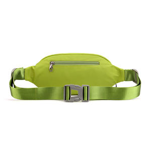 Riñonera Deportiva Impermeable para Exteriores con Bolsillo para Teléfono, Unisex, Color Verde Frijol, Correa Desmontable - Product Image 3