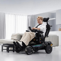 Robot mobile tout-terrain sur chenilles, fauteuil roulant électrique pour escalades, siège motorisé X12, capacité de levage 136 kg