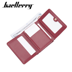 Portefeuille <span class=keywords><strong>femme</strong></span> à trois volets baiser serrure <span class=keywords><strong>porte</strong></span>-<span class=keywords><strong>monnaie</strong></span> <span class=keywords><strong>porte</strong></span>-carte de crédit motif Crocodile baiser fermoir fermeture boucle portefeuille court pour dame - Product Image 3