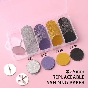 4Grits Foot Cuticle Calluses Removal Replaceable Sanding Paper With 1pc Pedicure Disk Pads Kits Cuticle Calluses Removal Tool - Product Image 1