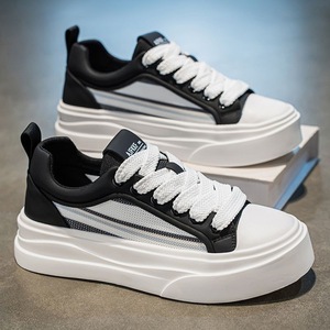 2026 Summer New Style Men's Low-Top Sneaker Thick-Soled Student Sport Casual Shoes Daily Simple Style Fresh Sneaker - Product Image 5