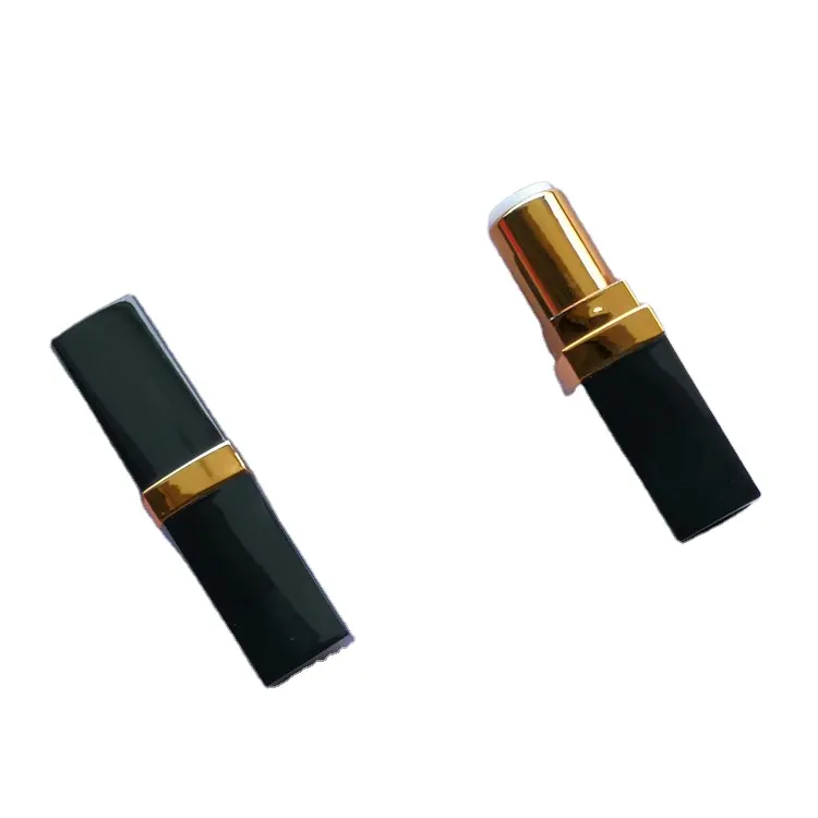 Fabriekslevering Vierkante Lipgloss Tubes Zwart Lege Custom Lippenbalsem Container Plastic Rechthoek Lippenstift Tube