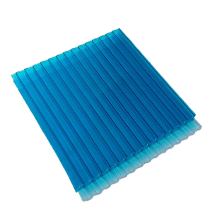 แผ่นโพลีคาร์บอเนตแผ่นโพลีคาร์บอเนตสามชั้นแบบกลวงแผ่นโพลีคาร์บอเนตหลายผนังล็อคตัว U HO - Product Image 5