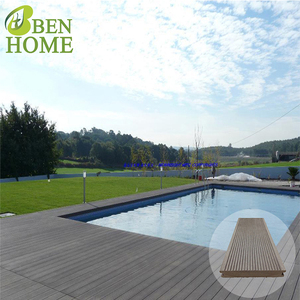 Bon <span class=keywords><strong>effet</strong></span> anti-dérapant Decking Matériaux de construction et Wpc Diy Deck Tile - Product Image 3