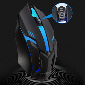 Souris de jeu professionnelle filaire 4 boutons 1000DPI RGB USB souris d'ordinateur de jeu souris silencieuse pour PC portable <span class=keywords><strong>Gamer</strong></span> - Product Image 6