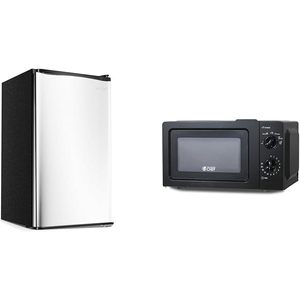 Euhomey <b>Mini</b> <b>Fridge</b> 3.2 Cubic Feet Compact <b>Portable</b> Refrigerator With Chef Microwave 0.6 Cu Ft Countertop Electric - Product Image 1