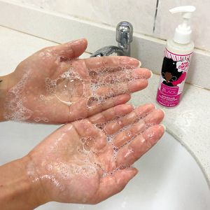 Everythingblack Logo professionnel <span class=keywords><strong>Kit</strong></span> de soins capillaires <span class=keywords><strong>afro</strong></span> hydratant et brillant sans sulfate pour les <span class=keywords><strong>cheveux</strong></span> 2B - 4C endommagés et cassants faibles - Product Image 2