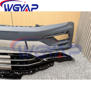 Wgyap กันชนหน้ารถยนต์สีดำของแท้, อะไหล่รถยนต์สำหรับ VW Jetta <span class=keywords><strong>GLI</strong></span> 15 - Product Image 6