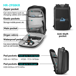 <span class=keywords><strong>Mochila</strong></span> Antirrobo TSA de Diseño Personalizado de Alta Calidad <span class=keywords><strong>Mark</strong></span> <span class=keywords><strong>Ryden</strong></span>, Proveedor de Mochilas con Gran Capacidad de Almacenamiento, <span class=keywords><strong>Mochila</strong></span> Hombre MR2958_KR - Product Image 6