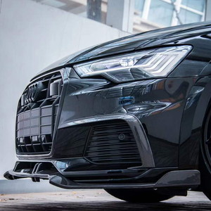 Lèvre avant en fibre de carbone K Style <span class=keywords><strong>A6</strong></span> C8 <span class=keywords><strong>Allroad</strong></span> pour <span class=keywords><strong>Audi</strong></span> <span class=keywords><strong>A6</strong></span> <span class=keywords><strong>Allroad</strong></span> <span class=keywords><strong>quattro</strong></span> 2019-2022 - Product Image 5