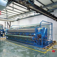 Grande machine industrielle à nœuds simples ZRD28-185 pour le tricotage de filets de pêche, pas de 28 mm, machine à tisser les filets de pêche avec engrenage