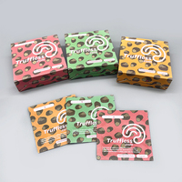 Imprimé personnalisé 3 côtés de la poudre de fruits de mer bonbons gommeux sucette au chocolat mini Sachet comestible sac d'emballage