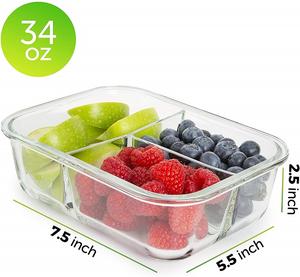 多機能ランチボックス3コンパートメント電子レンジ食品容器卸売用 - Product Image 2