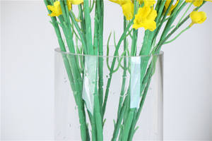 Hesper en vrac plastique artificiel jaune colza fleur parfumé nouveau jardin fête des mères noël nouvel an Halloween dos école - Product Image 6