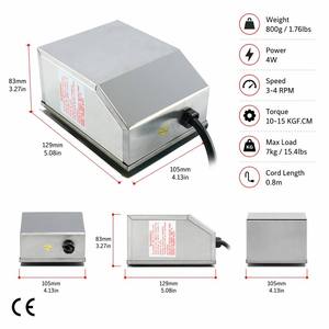 Moteur <span class=keywords><strong>de</strong></span> rôtissoire en acier inoxydable 4W certifié CE, 3-4 tr/min, pour poulet, canard, poisson, vente en gros, personnalisable OEM, prise EU/US/UK/AU - Product Image 2