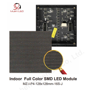 จอแสดงผล LED P4 สำหรับภายในอาคาร ขายดี โมดูล LED P4 สำหรับภายในอาคาร ขนาด 128x128 มม. โมดูล LED สีเต็มรูปแบบ โมดูลแผงป้ายดิจิทัล - Product Image 2