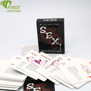 TT FOREST Giochi Erotici per Adulti, Carte da Gioco per Coppie con 54 Fantasie, Scatola di Giocattoli Sessuali per Preliminari Passionali - Product Image 1