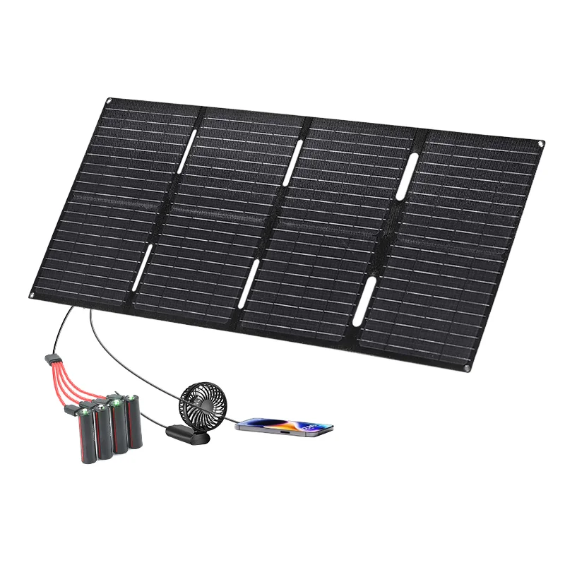 <strong>2026</strong> Eco-friendly <strong>100W</strong> <strong>Portable</strong> Foldable <strong>Solar</strong> <strong>Panel</strong> <strong>Solar</strong> Powered for Home Garden Yard Outdoor Camping <strong>Solar</strong> Chargers