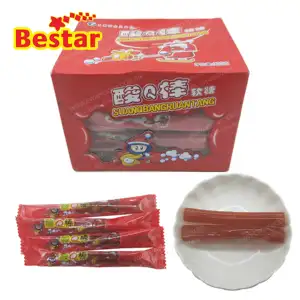 gummy chewy long strips sour gummy china halal gummies supplier