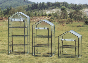 Serre miniature portable à 4 niveaux, intérieure/extérieure, transparente, avec porte zippée, pour utilisation en jardin - Product Image 4