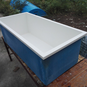 Toptan üretici JSUN özel FRP/GRP fiberglas yeşim levrek balık Koi gölet görüntüleme pencere filtrasyon odası el yatıyordu kalıplama - Product Image 3