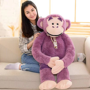 Grande peluche gorille à longs bras, jouet en peluche géant, <span class=keywords><strong>poupée</strong></span> singe douce pour enfants, tout-petits, cadeau d'anniversaire, cadeau de vacances, décoration de chambre - Product Image 4