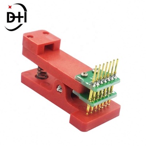 Clip de prueba de PCB de 2.54mm con espaciado de 7 pines para programación y descarga - Product Image 2