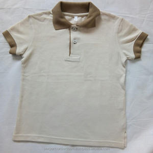 T-shirt à manches courtes pour homme de grande taille personnalisé de haute qualité 100% coton uni tissé col rabattu respirant écologique - Product Image 6