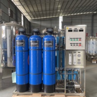 Système de purification d'eau RO 1000L avec pompe Osmose inverse Charbon actif 220V/380V Certifié CE ISO