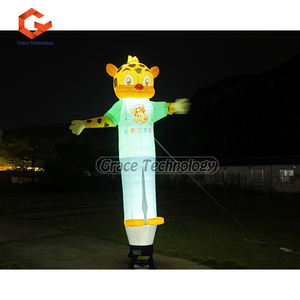 Muñeco Inflable con Brazos Móviles y Luces LED, Tubo Inflable Publicitario con Brazos Móviles para Parques <span class=keywords><strong>de</strong></span> Diversiones - Product Image 3