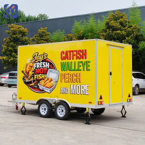 CAMPTRL Rimorchio per Alimenti, Bar Mobile, Rimorchio per Catering, Food Truck Personalizzato Approvato DOT, Carretto per BBQ e Caffè, Cucina Mobile - Product Image 6