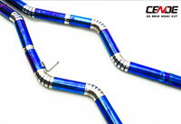 Sistem Knalpot Catback Baja Tahan Karat Cende Poles Berkilau, Penjualan Terbaru untuk 24 untuk M340 3.OT
