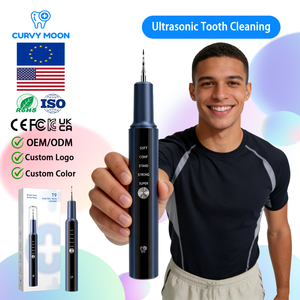 CURVY MOON Détartreur dentaire ultrasonique portable électrique pour le <span class=keywords><strong>nettoyage</strong></span> des dents et l'élimination des taches - Product Image 1