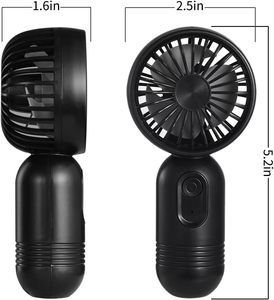 Mixed Procurement Low Price 2023 Portable Lash Glue Fast Dryer Mini Rechargeable USB Hand Hold Fans <b>Battery</b> Cooling Pocket Fans - Product Image 2